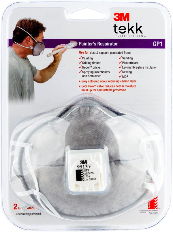 3M Safety Painter'S Respirator, GP1, Pack of 2