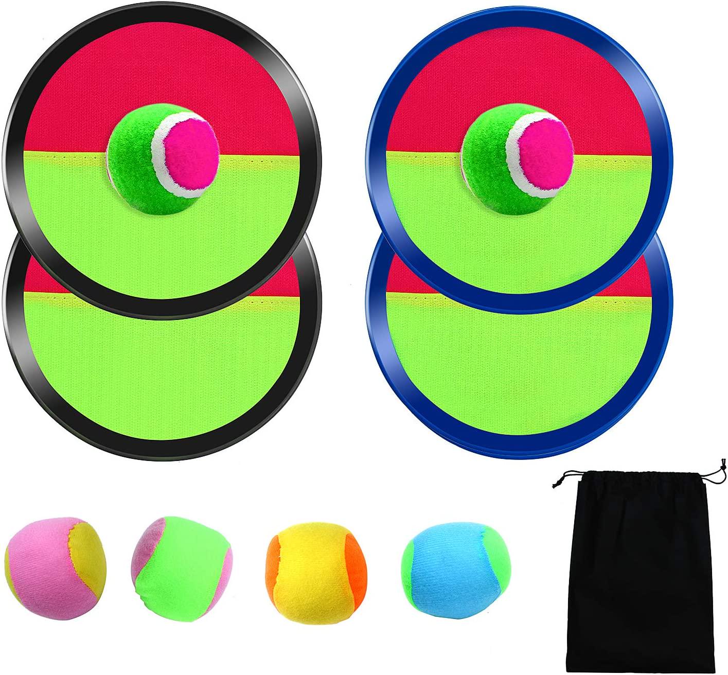 Aneco Paddle Catch Ball and Toss Game Set Disc Toss and Catch Paddle G
