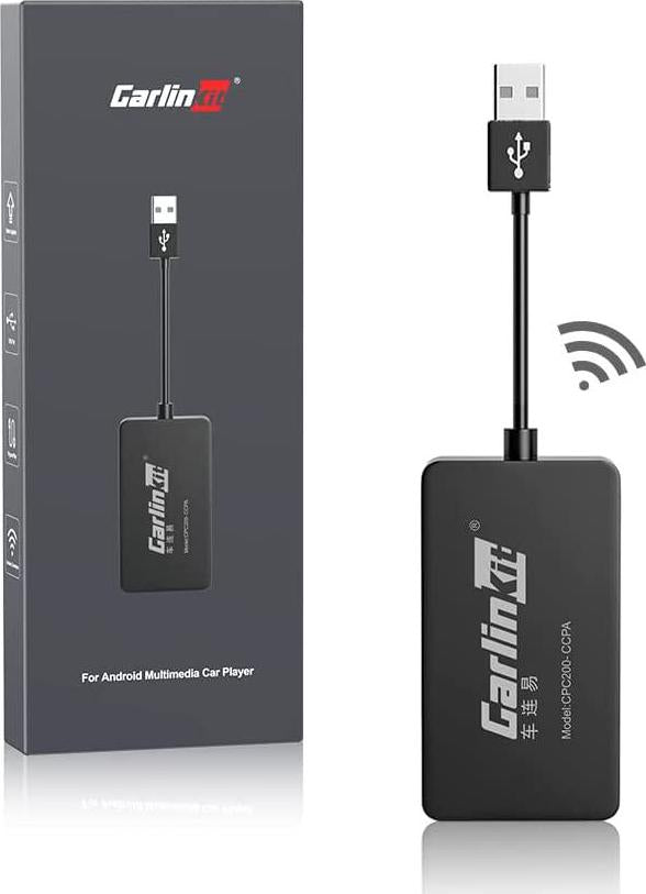 CarlinKit Wireless CarPlay USB Adapter, The APK Must be Successfully  Installed Before Using USB, for Android car radios with Android System  4.4.2 or