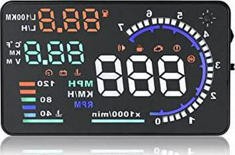 HUD Display for Cars OBD2, A8 Head-up Display 5.5 inches, Plug and Pla