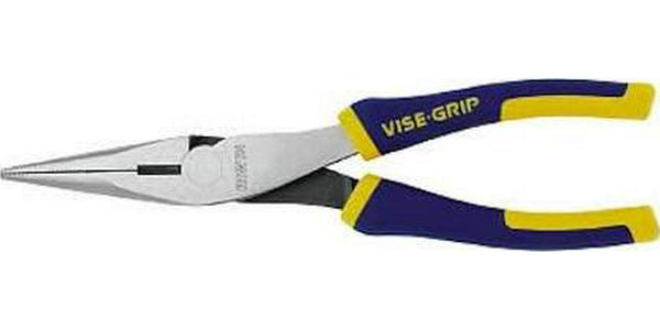 IRWIN VISE-GRIP Long Nose Pliers with Wire Cutter, 8 , 2078218