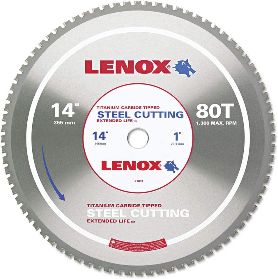 LENOX Tools Metal-Cutting Circular Saw Blade, Solid-Steel Cutting, 14-