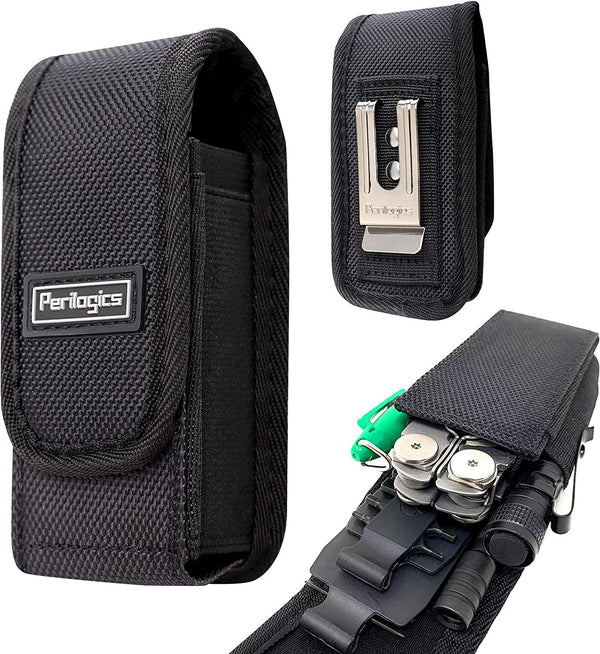 Leatherman Sheath Replacement by Perilogics. Magnetic Closure Pouch Fits Leatherman Wave Plus Wingman Charge Surge Super Tool 300 Signal. Fits Tool Up to 4.5 inch in Length