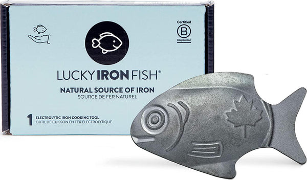 Lucky Iron Fish A Natural Source of Iron - The Original Cooking Tool to Add Iron to Liquid-Based Meals, Reduce Iron Deficiency Risks - an Iron Supplement Alternative, Ideal for Menstruators and Vegans