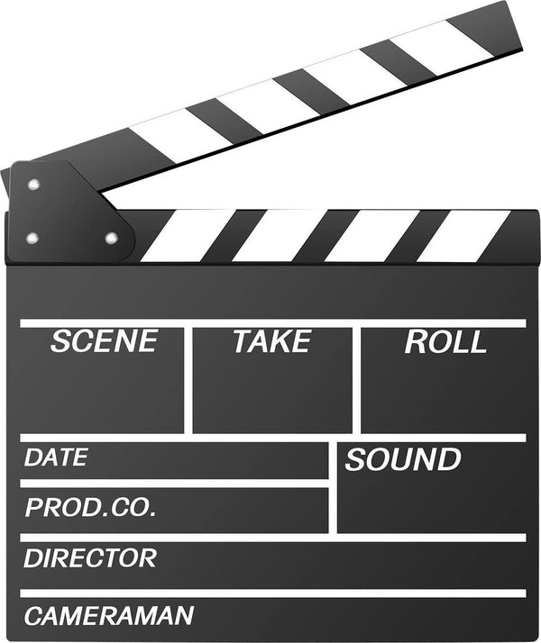 Neewer 12&#039;&#039;X11&#039;&#039;/30cm X 27cm Wooden Director&#039;s Film Movie Slateboard Clapper Board