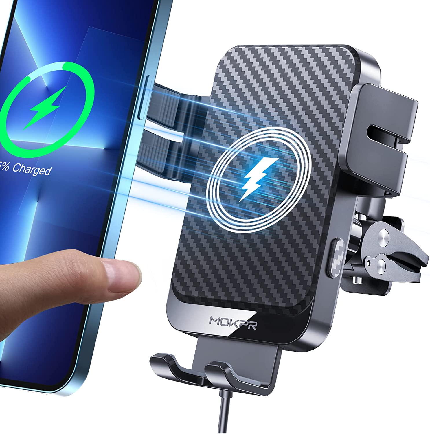 VICSEED Magnetic Wireless Car Charger [Fast Charging  Case Friendly] for M（並行輸入品）