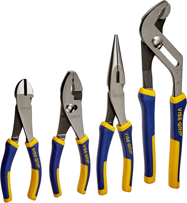 IRWIN Tools VISE-GRIP Pliers Set, 4-Piece Traditional (2078707)