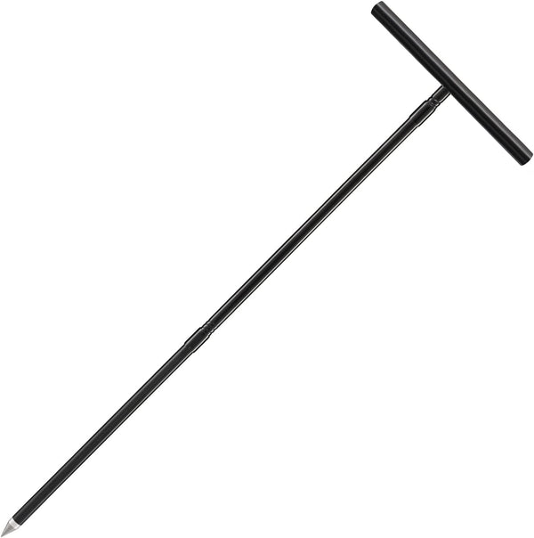 Soil Probe Rod 48 Inch, T-Handle Long Ground Probe Rod for Locating Septic Tanks, Plumbing Underground Pipes, Water Mains