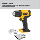 DEWALT 20V MAX Heat Gun, Cordless, up to 990 Degrees, 42 Minutes of Run Time, LED Light, Bare Tool Only (DCE530B)