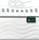 Zinus 10 Inch Spring Sensation Hybrid Mattress [New Version], Full, Fiberglass F