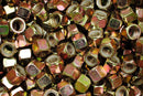 (50) Nyloc Hex Locking Nuts 3/4-10 Yellow Zinc Plated Nylock Grade 8/C