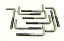 (10) Concrete Bent Anchor Bolts 3/4-10 X 8" Hot Galvanized