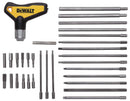 DEWALT Hex Key Wrench Set, Ratcheting. T-Handle Set, 31-Piece (DWHT70265)