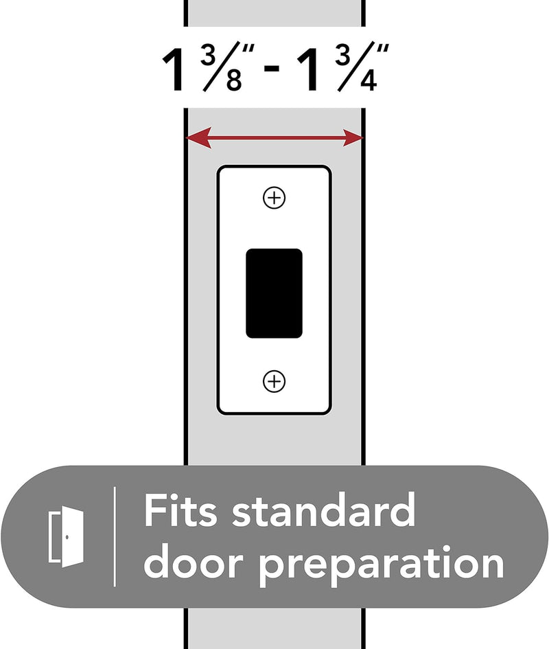 Baldwin Tobin, Half Dummy Door Right Handed Lever, Non-Turning Door Handle for Closet, French Door, with Microban Protection, in Satin Nickel