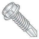 10-32 X 1/2" Self-Drilling Screws/Unslotted/Hex Washer Head/Steel/Zinc /