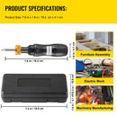 BENTISM Adjustable Torque Screwdriver 1/4" Hex 10-70 In/Lb W/1 In-Lb Increment