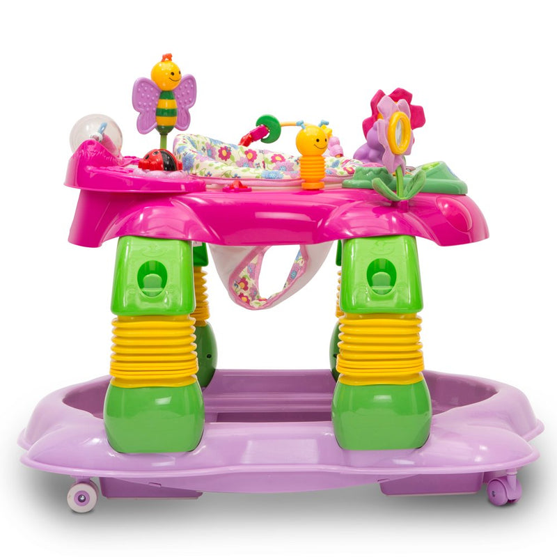 Lil’ Play Station 3-In-1 Activity Walker, Pink Floral Garden