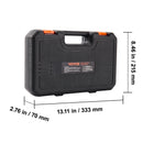 BENTISM 1/2" Drive Impact Socket Set, 6 Point, CR-MO, Metric, 29Mm-38Mm, 9-Piece 1/2" Dr. Deep Impact Socket Set