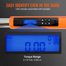 BENTISM Digital Torque Wrench, 3/8" Drive Electronic Torque Wrench, Torque Wrench Kit 3.7-37Ft.Lb/5-50N.M Torque Range Accurate to ±2%, 3-Mode Adjustable Torque Wrench Set with LED Buzzer Calibration