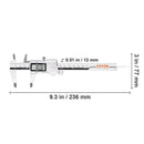BENTISM 6”150Mm Digital Caliper Vernier Micrometer Ruler ABS Zero Setting Feature