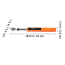 BENTISM Digital Torque Wrench, 3/8" Drive Electronic Torque Wrench, Torque Wrench Kit 3.7-37Ft.Lb/5-50N.M Torque Range Accurate to ±2%, 3-Mode Adjustable Torque Wrench Set with LED Buzzer Calibration