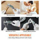 BENTISM 6”150Mm Digital Caliper LCD Electronic Vernier Micrometer Measuring Ruler