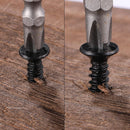 #14 X 2-3/8" Wood Screw 100Pcs 18-8 (304) Stainless Steel Screws Flat Head Phillips Fast Self Tapping Drywall Screws Black Oxide by SG TZH