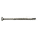 #10 X 4" Saberdrive Stainless Star Drive Multi-Purpose Deck Screws 5 LB, Type 17 Point, No Pre-Drilling Stainless Steel Screws for Secure Fastening, Approx. 233 Pieces