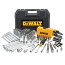 DEWALT Mechanics Tools Kit and Socket Set, 142-Piece, 1/4 & 3/8" Drive, MM/SAE (DWMT73802) C27
