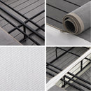 ZINUS No Assembly Metal Box Spring / 9 Inch White Mattress Foundation / Sturdy M