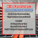 #6#8#10 Phillips Pan Head Machine Screws Bolts Flat & Split Washers & Hex Nuts Assortment Set