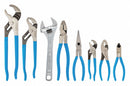 Channellock Plier and Wrench Set,Dipped,8 Pcs GS-28