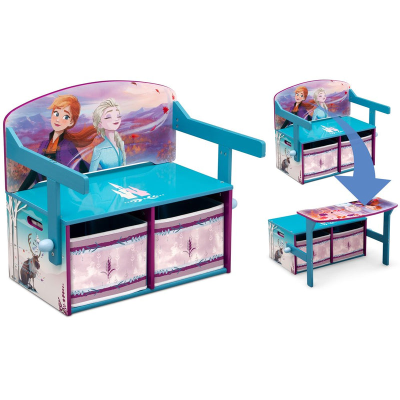Frozen 2-In-1 Activity Bench and Desk by  - Greenguard Gold Certified, Blue/Purple