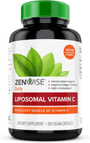 Zenwise Health - Liposomal Vitamin C with Quali-C 1000 Mg. - 180 Vegetarian Caps