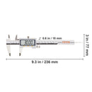 BENTISM 6”150Mm Digital Caliper LCD Electronic Vernier Micrometer Measuring Ruler