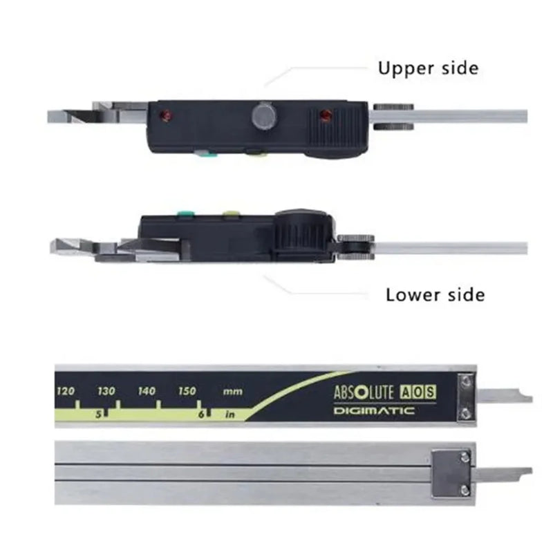 Mitutoyo 500-193-30 Absolute Scale Digimatic Caliper 500 Series, 0 to 11.8"/0 to 300Mm Measuring Range, 0.0005"/0.01Mm Resolution, AOS