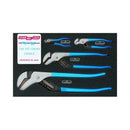 Channellock Tongue and Groove Straight Jaw Plier Set, 3 Pc, 6.5 Inches L, 9.5 Inches L, and 12 Inches L - 1 per ST - PC1