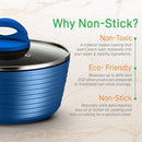 (12-Piece Set), One Size Nutrichef Kitchenware Pots & Pans-Stylish Cookware,Non