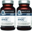 ( 2 Pack ) Quality of Life AHCC Kinoko Platinum 750 Mg– Premium Immune Support