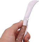 Linsen-Outdoors Pruning Knife,Grafting Knife, Stainless Steel Garden Budding Knife, Folding Pocket Knife for Grafting Multi Cutting Tool, Weed Bushes Branches Mushroom Diggig Knife…