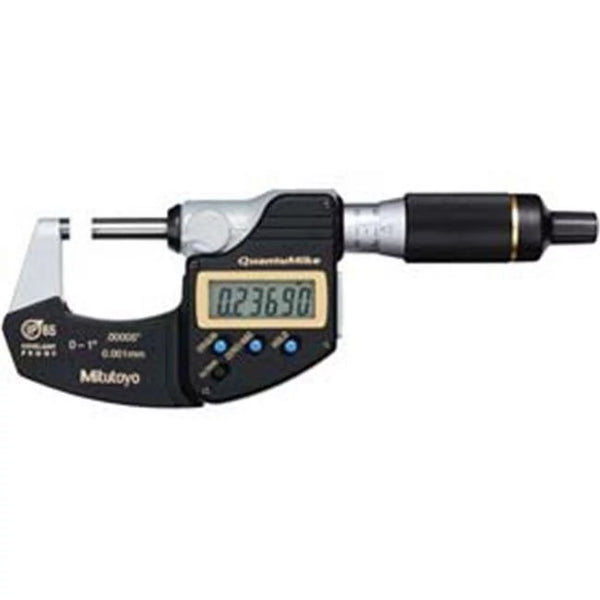 Mitutoyo America 0-1 In. IP65 Mike Digimatic Micrometer with Data Output