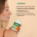 (1 Pack ) Emma Doctors Endorsed Gut Health Supplement - 60 Capsules - Relief Fr