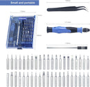VCELINK Mini Screwdriver Set with 42 Bits with Tweezers & Extension Shaft