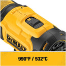 DEWALT 20V MAX Heat Gun, Cordless, up to 990 Degrees, 42 Minutes of Run Time, LED Light, Bare Tool Only (DCE530B)