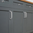 10 Pack Polished Nickel Cabinet Pulls 8 Inch(203Mm) Hole Center Cabinet Hardware Kitchen Cabinet Handles for Bathroom Drawer Pulls Dresser Pulls.