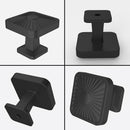 10 Pack 1.2 Inch Matte Black Cabinet Knobs Kitchen Cabinet Knobs Square Cabinet Knobs Cabinet Hardware Drawer Knobs Dresser Knobs Kitchen Knobs for Cabinets