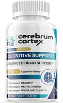 (1 Pack) Cerebrum Cortex - Nootropic Memory Booster Dietary Supplement for Focus