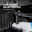 BENTISM 3/8" Drive Impact Socket Set, 48 PCS Standard SAE (5/16" -3/4") & Metric (8-22Mm) Sizes, Deep & Shallow Kit, 6 Point Cr-V Alloy Steel Includes Adapters & Ratchet Handle & Storage Case