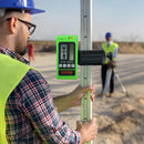 BENTISM Laser Receiver Detector 197 Ft Range Green Laser and Red Beam with Clamp