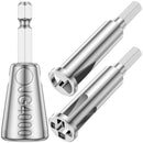 OKYMOTOR 3Pcs Wire Twister Tool for Drill, 3 Way/ 5 Way Wire Stripper and Electrical Wire Twister Tool 6Mm Hex Shank Cable Twisting Tool Wire Nut Twisting and Wire Stripping Bit Tool